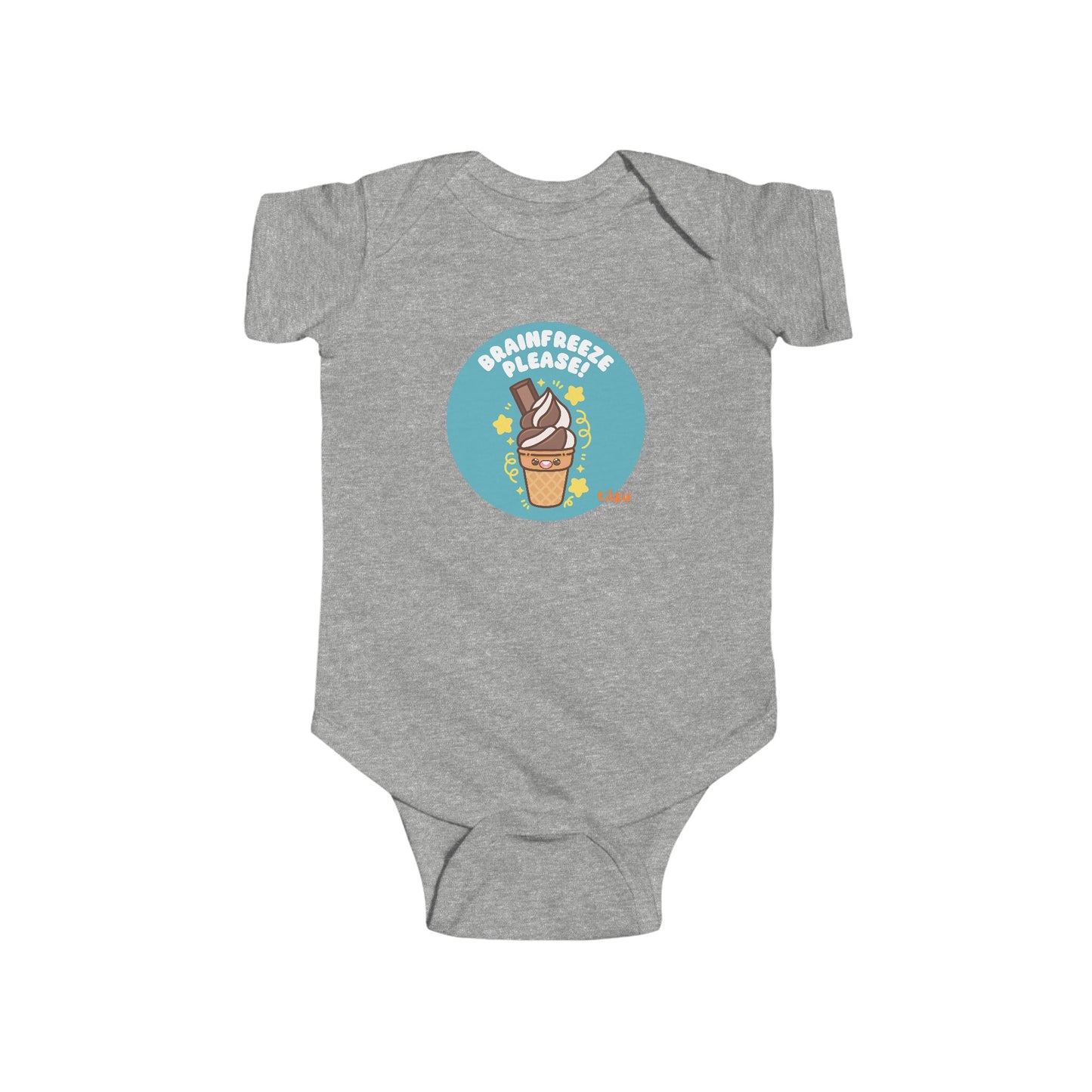 Infant Fine Jersey Bodysuit - Ice Cream