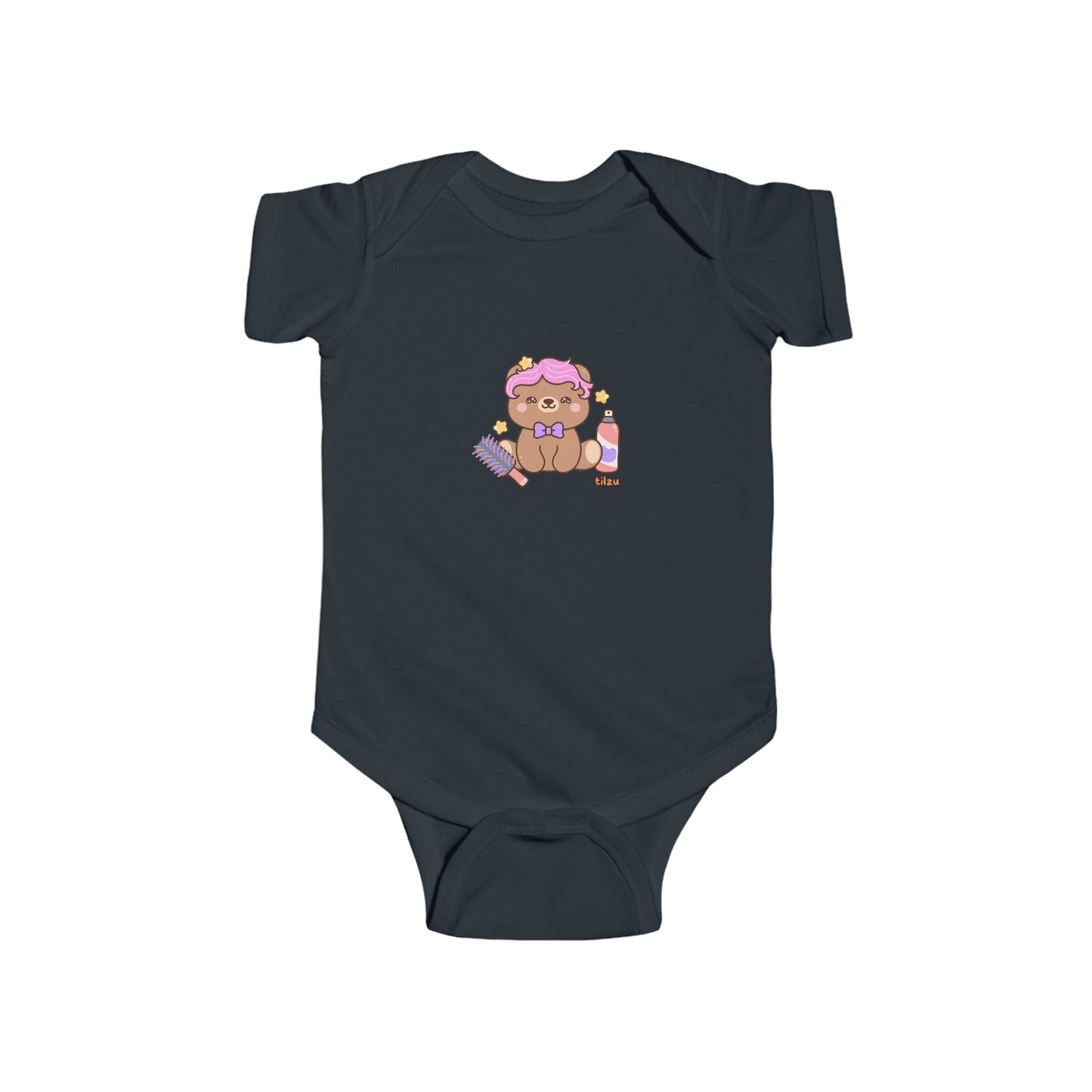 Infant Fine Jersey Bodysuit - Hair Bear