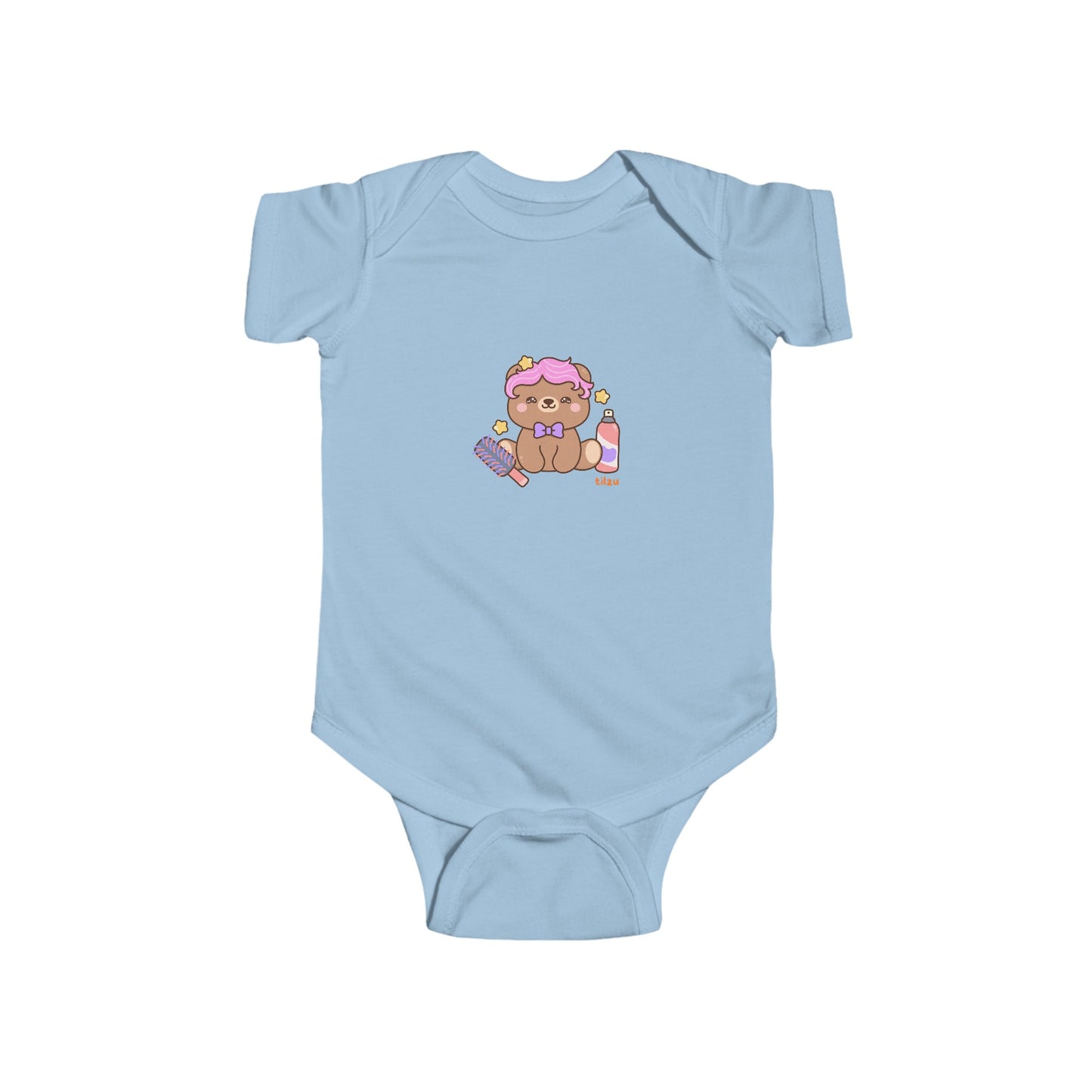 Infant Fine Jersey Bodysuit - Hair Bear