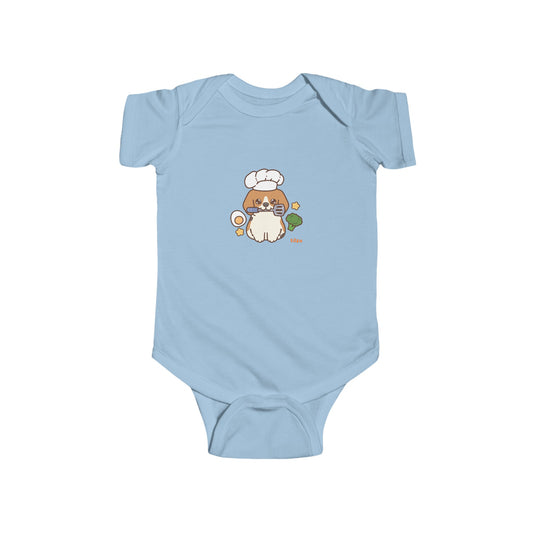 Infant Fine Jersey Bodysuit - Puppy Chef