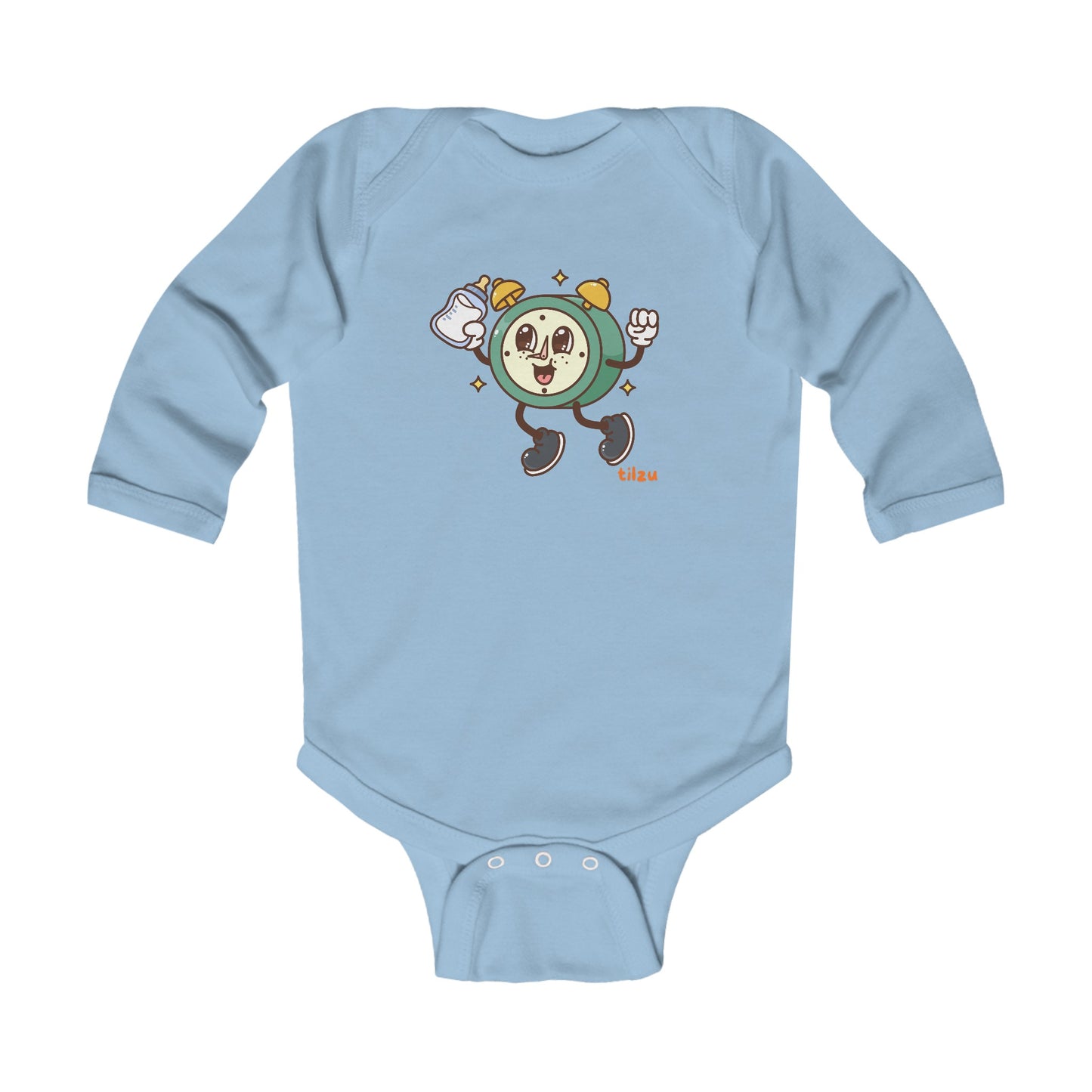 Infant Long Sleeve Bodysuit - Feeding Time