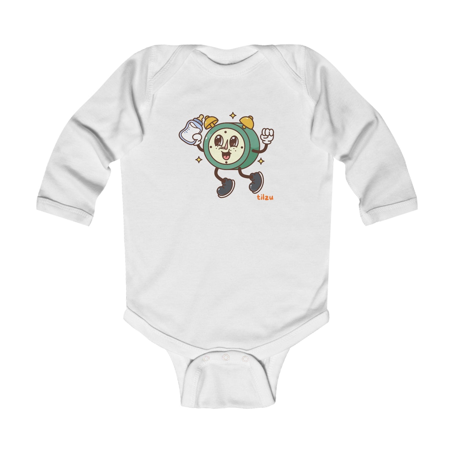 Infant Long Sleeve Bodysuit - Feeding Time