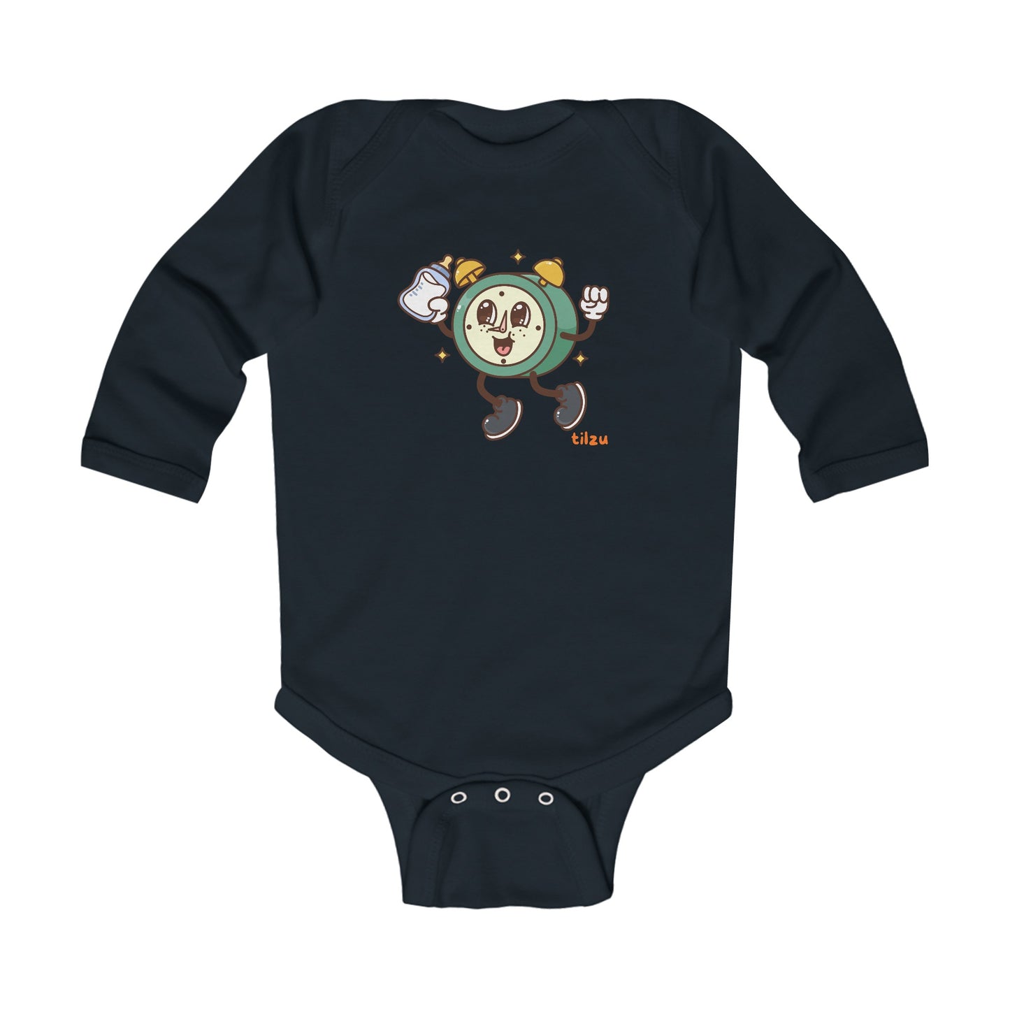 Infant Long Sleeve Bodysuit - Feeding Time