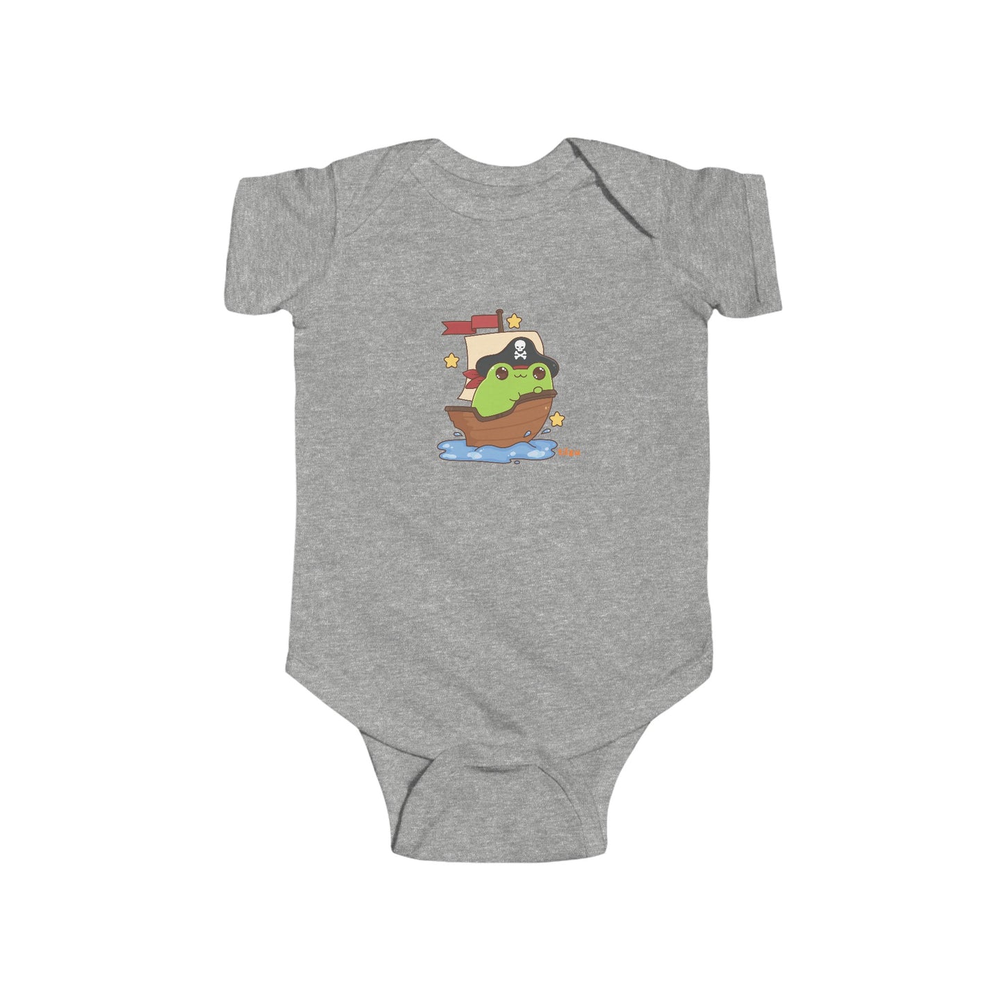 Infant Fine Jersey Bodysuit - Toad On Board