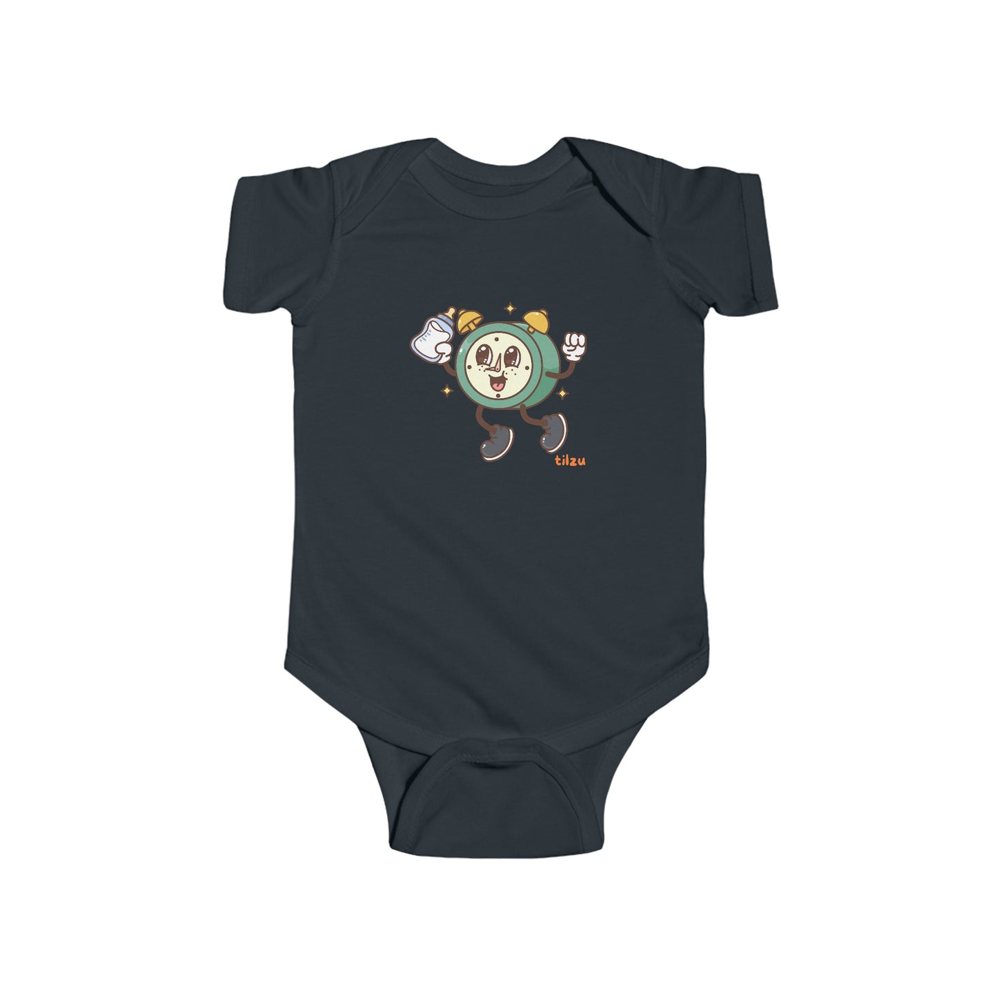 Infant Fine Jersey Bodysuit - Feeding Time