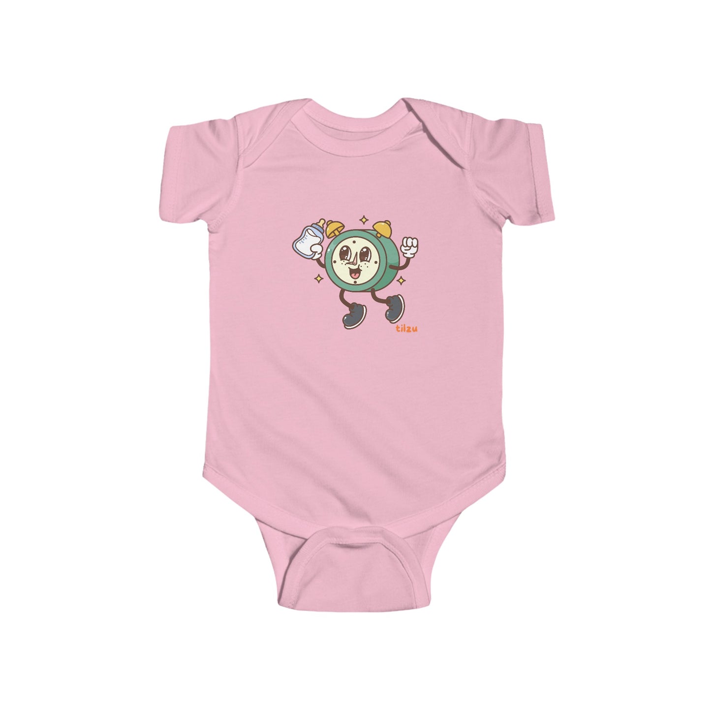 Infant Fine Jersey Bodysuit - Feeding Time