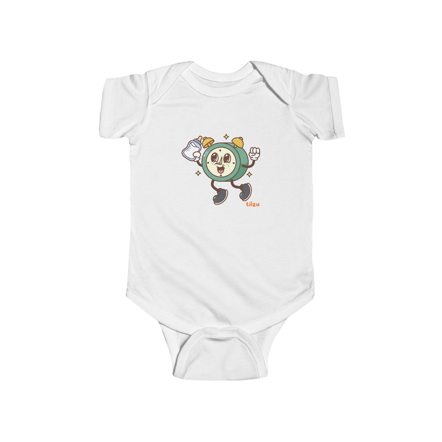 Infant Fine Jersey Bodysuit - Feeding Time