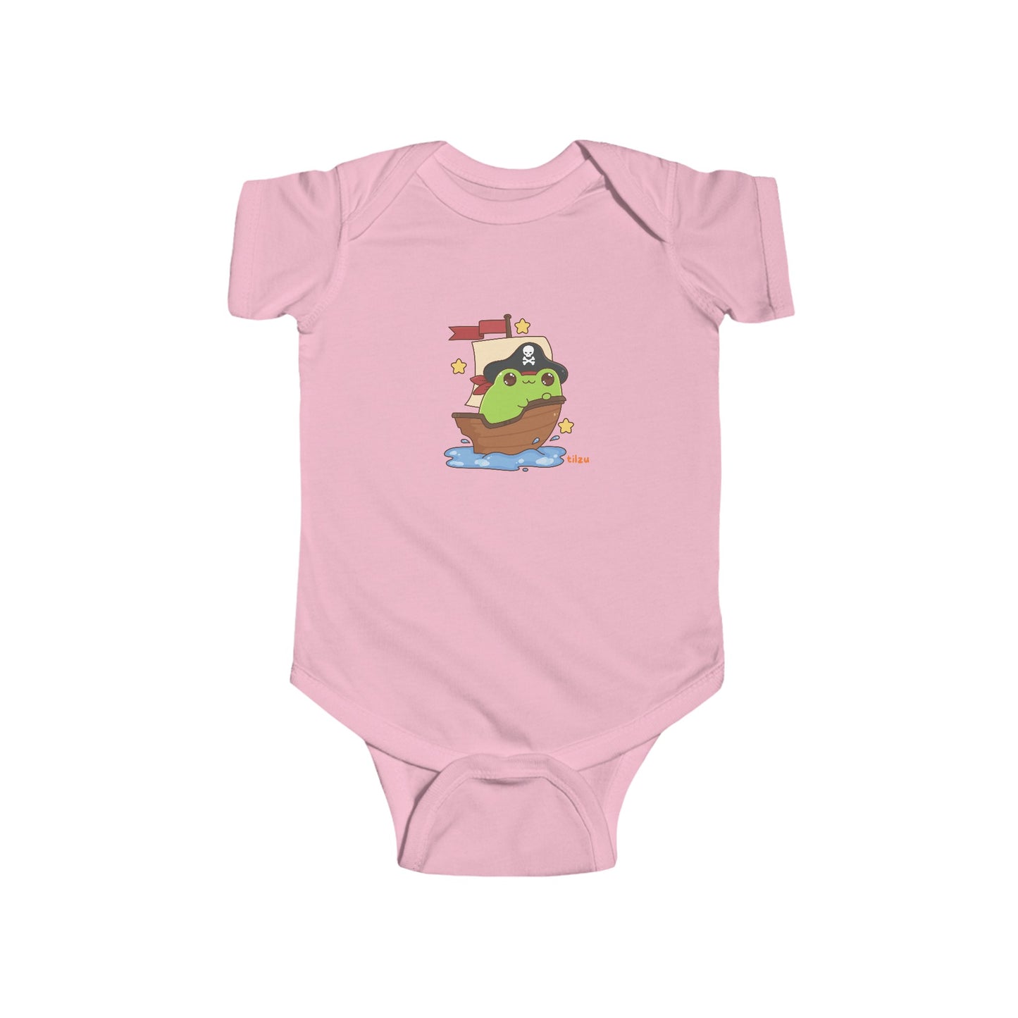 Infant Fine Jersey Bodysuit - Toad On Board